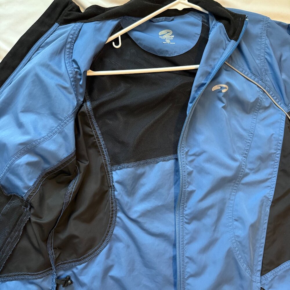 Brooks Running Jacket Blue Full Zip Lightweight W… - image 3